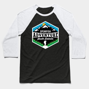 Spearfish Adventure South Dakota Hiking Wilderness Baseball T-Shirt